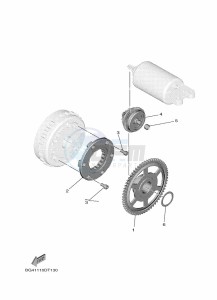 YXF850ES YXF85WPSK (BG4K) drawing STARTER CLUTCH