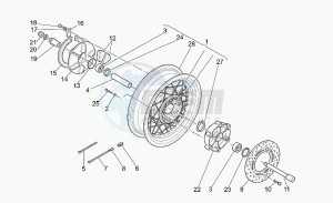 California 1100 Jackal Jackal drawing Rear wheel