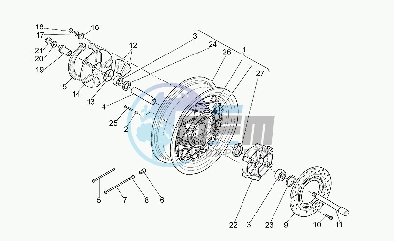 Rear wheel