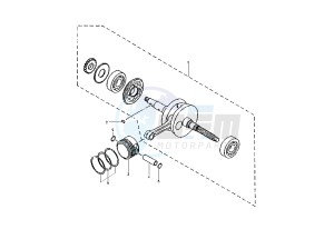 YP E MAJESTY 125 drawing CRANKSHAFT - PISTON