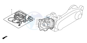 SH150S 125 drawing GASKET KIT A