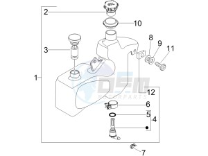 LXV 50 2T CH drawing Oil tank