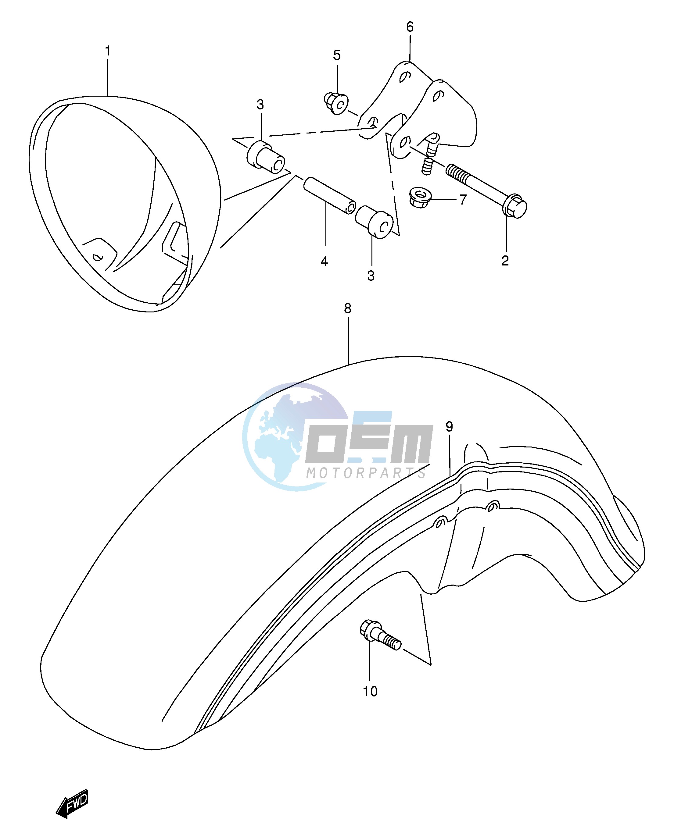 HEADLAMP HOUSING (MODEL Y)