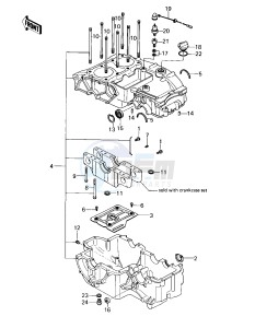 KZ 440 A [LTD] (A1) [LTD] drawing CRANKCASE -- 80 A1- -