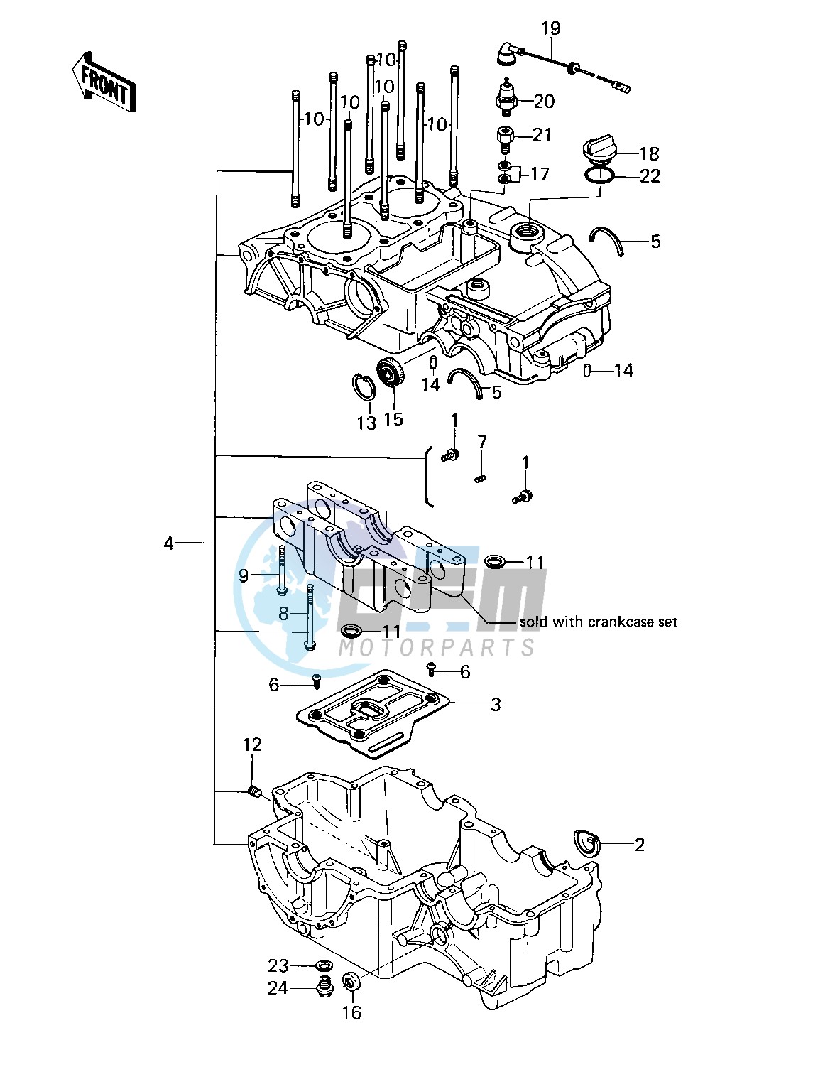 CRANKCASE -- 80 A1- -