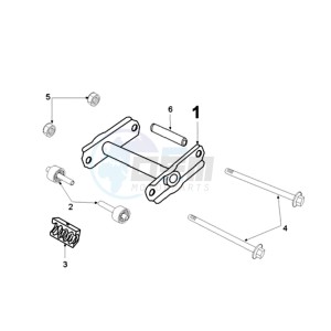 FIGHT RIX drawing ENGINEMOUNT WITH SHORT MOUNT RUBBERS