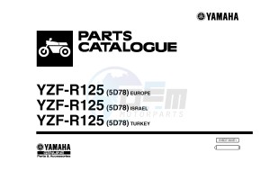 YZF-R125 R125 (5D78 5D78 5D78) drawing .1-Front-Page