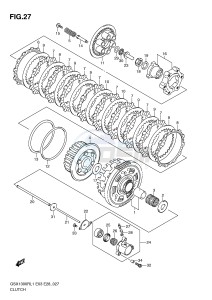 GSX1300R (E3-E28) Hayabusa drawing CLUTCH