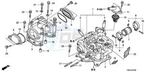 TRX500FA9 Australia - (U) drawing CYLINDER HEAD