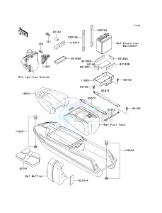 JS 750 C [SXI PRO] (C1-C5) [SXI PRO] drawing HULL FITTINGS