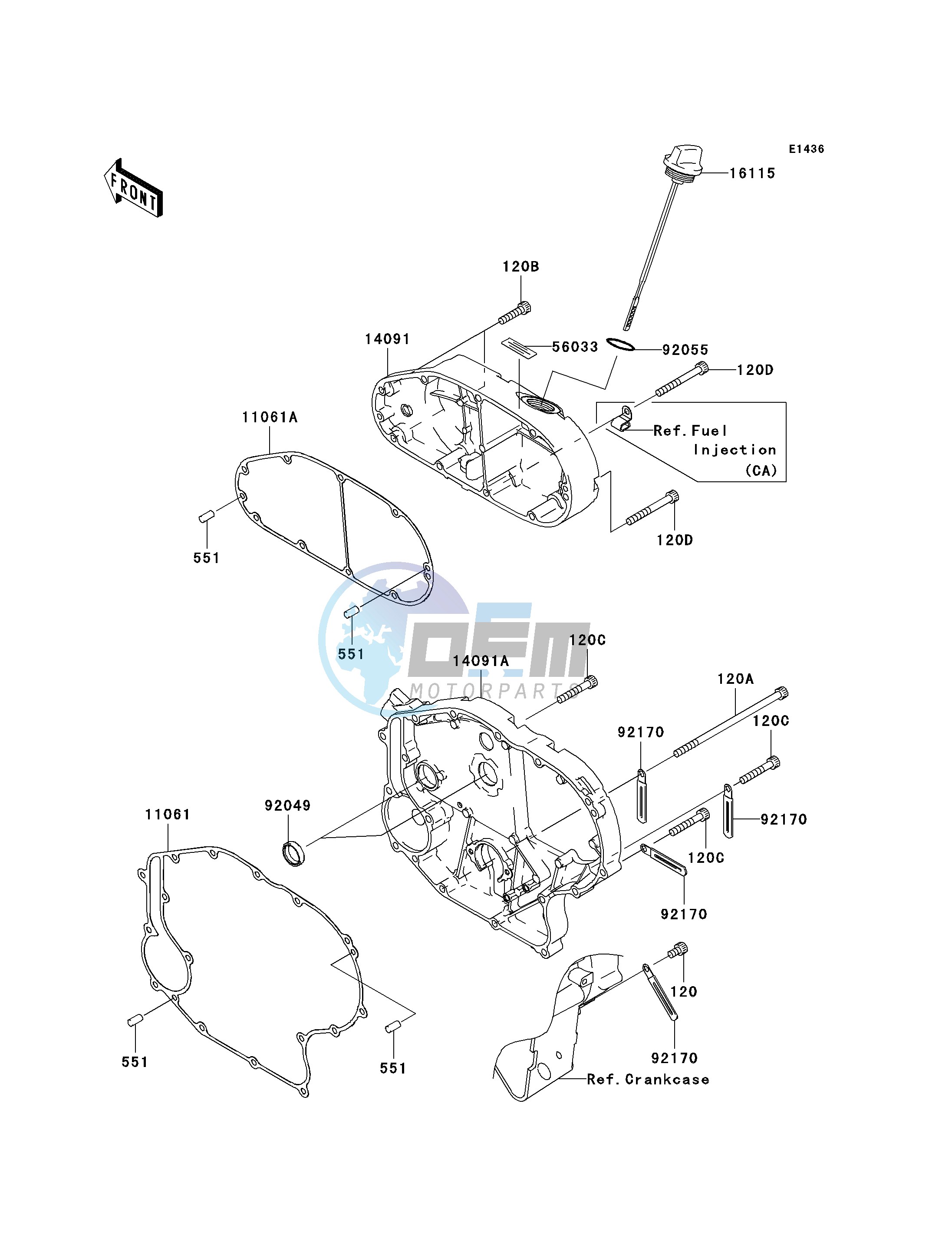 RIGHT ENGINE COVER-- S- -