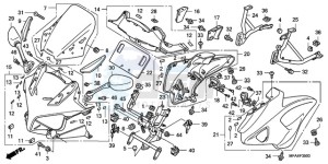 CBF1000SA UK - (E / ABS MKH) drawing COWL