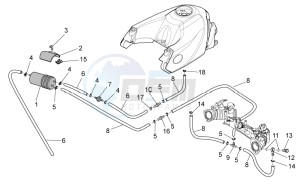 Stelvio 1200 8V STD - NTX drawing Fuel vapour recover system