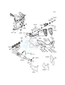 Z800 ZR800CGF UF (UK FA) XX (EU ME A(FRICA) drawing Muffler(s)