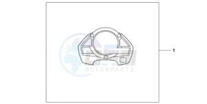 CB600F9 UK - (E / MKH) drawing METER PANEL