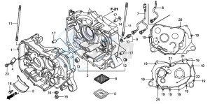 TRX500FPE drawing CRANKCASE