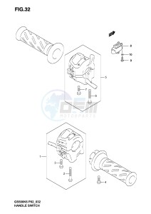 GS500 (P19) drawing HANDLE SWITCH (MODEL K4 K5)