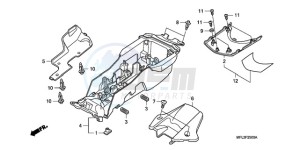 CBR1000RR9 Australia - (U / MME SPC) drawing REAR FENDER (CBR1000RR)