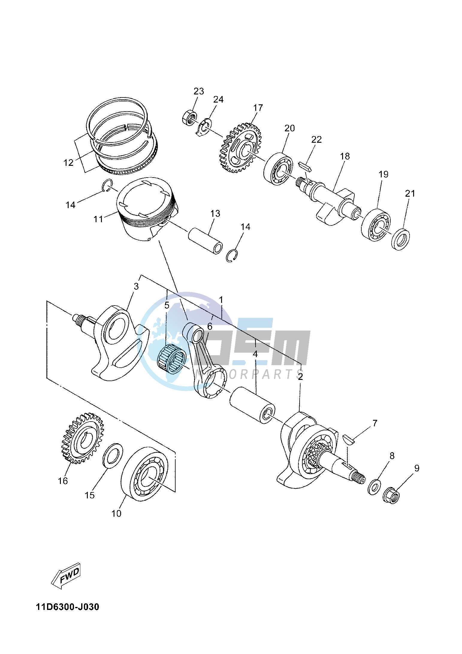 CRANKSHAFT & PISTON