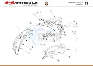 HOBBY-BYE-BIKE-25-KM-H-EURO4-HOLLAND-BLACK 50 drawing REAR PLASTIC