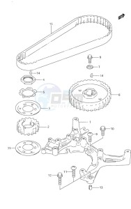 DF 9.9 drawing Timing Belt