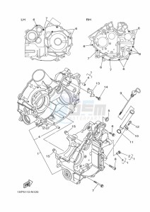 YXM700E YX70MPN (BHF8) drawing CRANKCASE