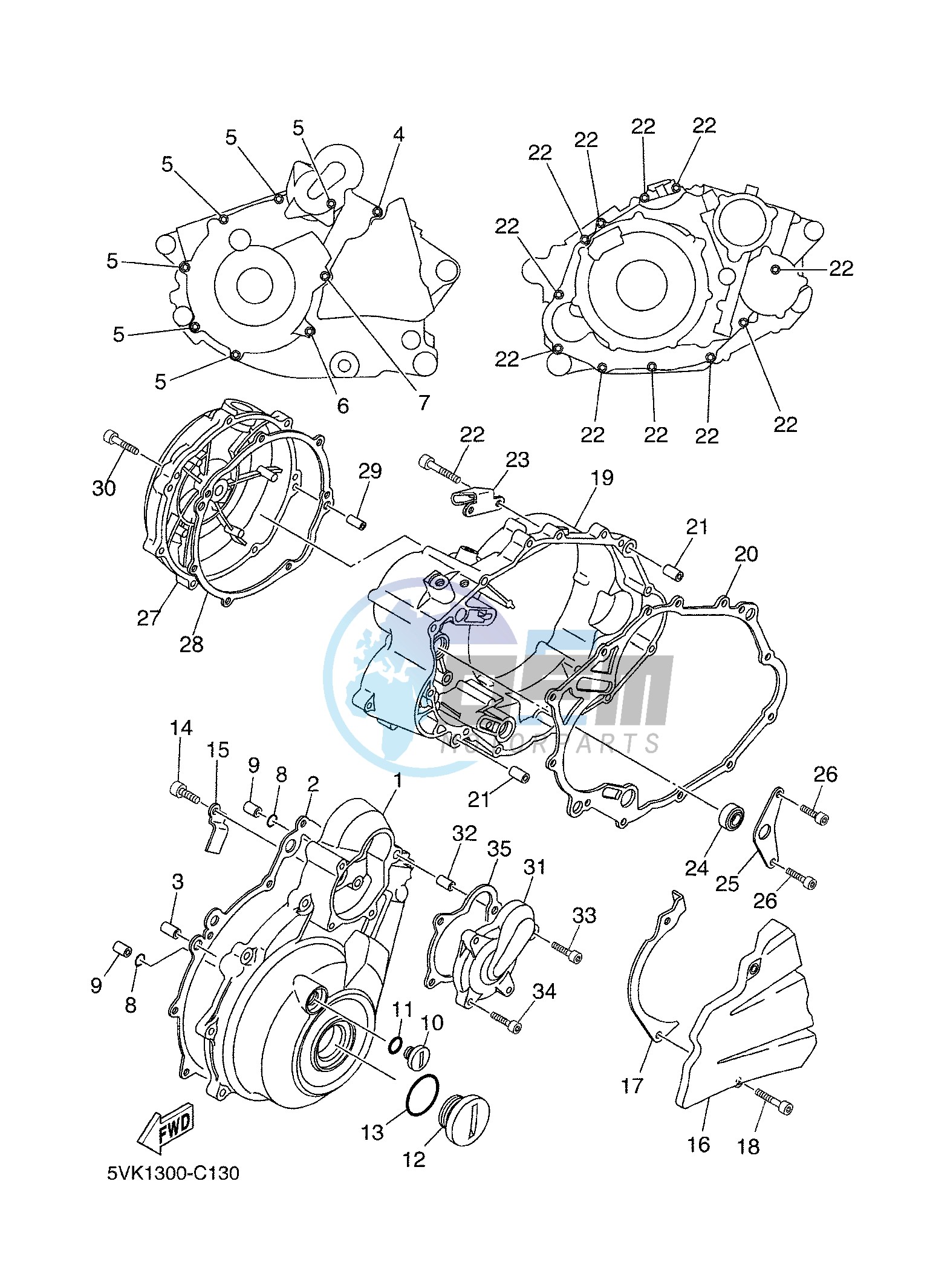 CRANKCASE COVER 1