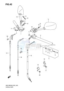 GSX-R600 (E2) drawing HANDLEBAR