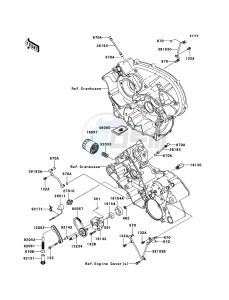 KVF750 4x4 KVF750-A1 EU GB drawing Oil Pump/Oil Filter