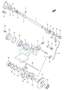 RM250 (E3-E28) drawing EXHAUST VALVE (MODEL W)