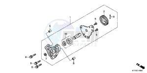 CBR125RTC drawing OIL PUMP