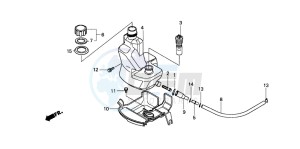 SH100 drawing OIL TANK