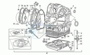 Nevada 350 drawing Crankcase