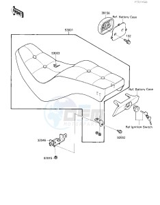 VN 1500 B [VULCAN 88 SE] (B1-B3) [VULCAN 88 SE] drawing SEAT