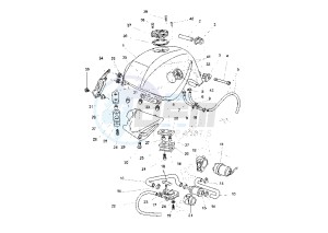 BT BULLDOG 1100 drawing FUEL TANK