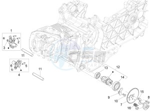 Fly 150 4T 3V ie (USA) drawing Rocking levers support unit