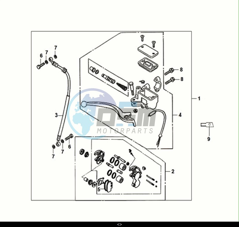 FRONT BRAKE MASTER CYLINDER