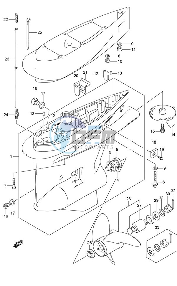 Gear Case (C/R)