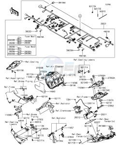 NINJA ZX-10R ABS ZX1000SGFB XX (EU ME A(FRICA) drawing Chassis Electrical Equipment