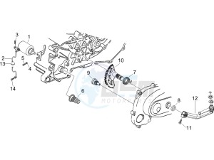 LX 50 2T D drawing Starter - Electric starter