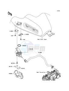 W800 EJ800ABS GB XX (EU ME A(FRICA) drawing Fuel Pump