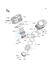 VN 1700 G [VULCAN 1700 CLASSIC LT] (9G-9FA) G9F drawing CYLINDER_PISTON-- S- -