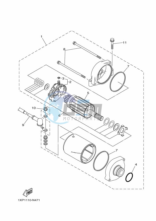 STARTING MOTOR