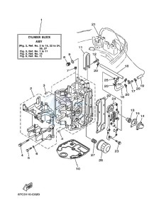 F40BETS drawing CYLINDER--CRANKCASE-1