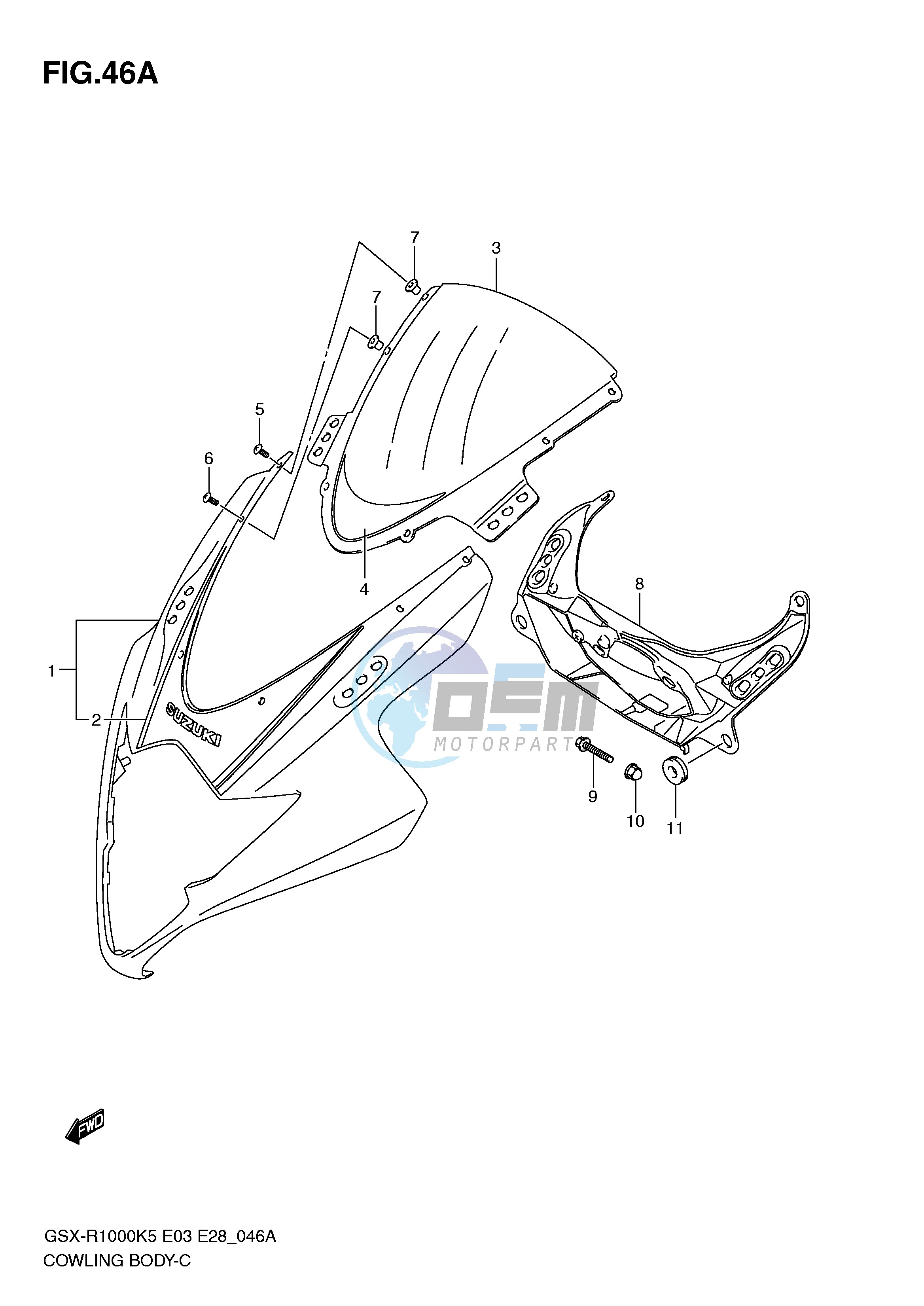 COWLING BODY (MODEL K6)