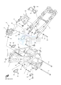 FZ8-N FZ8 (NAKED) 800 (2SH5) drawing FRAME