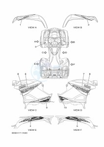 YFM700FWAD GRIZZLY 700 EPS (BDEJ) drawing GRAPHICS