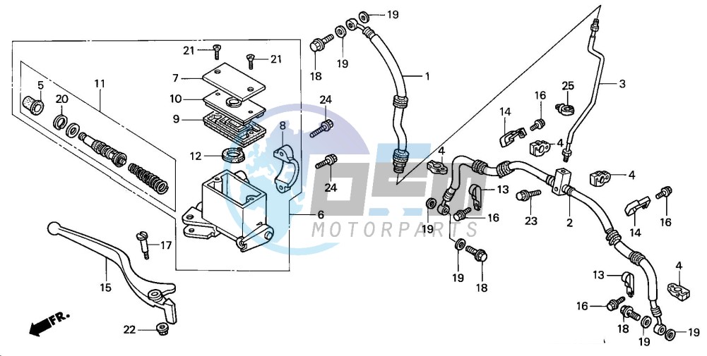 FR. BRAKE MASTER CYLINDER