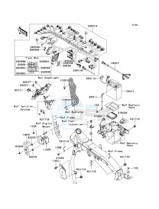 VN 2000 G [VULCAN 2000] (8F-9F) 0G9F drawing CHASSIS ELECTRICAL EQUIPMENT