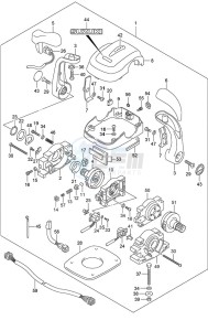 DF 250AP drawing Top Mount Dual